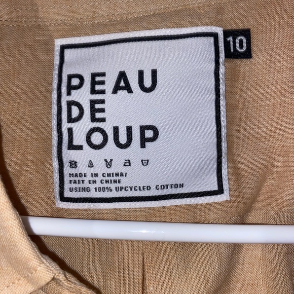 Peau de Loup button down size 10 - Picture 3 of 7